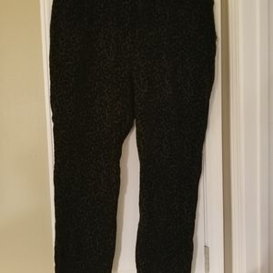 Old Navy velvet pixie pants